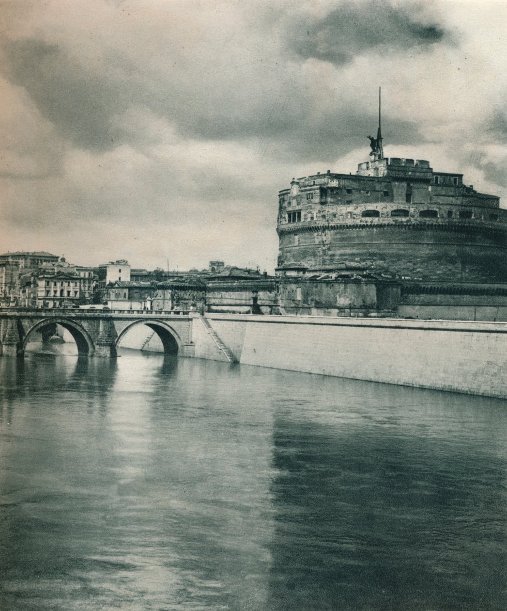 Castel Sant Angelo, Rom, Italien, 1927 af Eugen Poppel