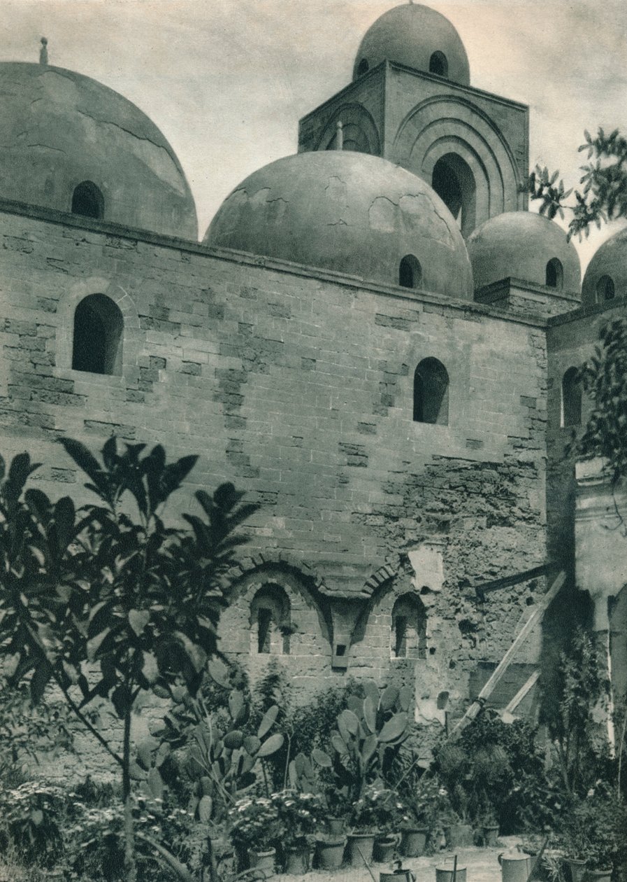 San Giovanni degli Eremiti-kirken, Palermo, Sicilien, Italien, 1927. af Eugen Poppel