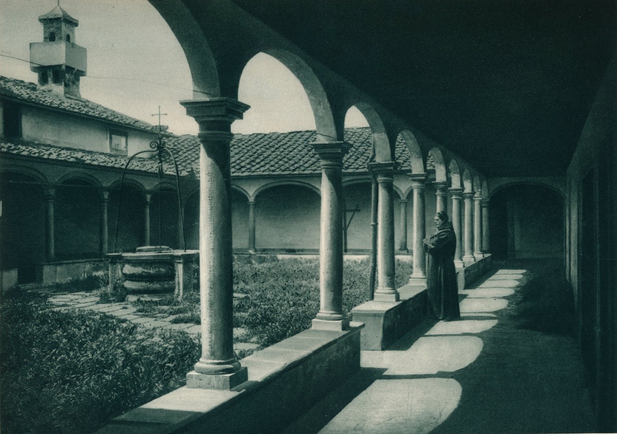 Kloster i et kloster, Firenze, Italien, 1927 af Eugen Poppel