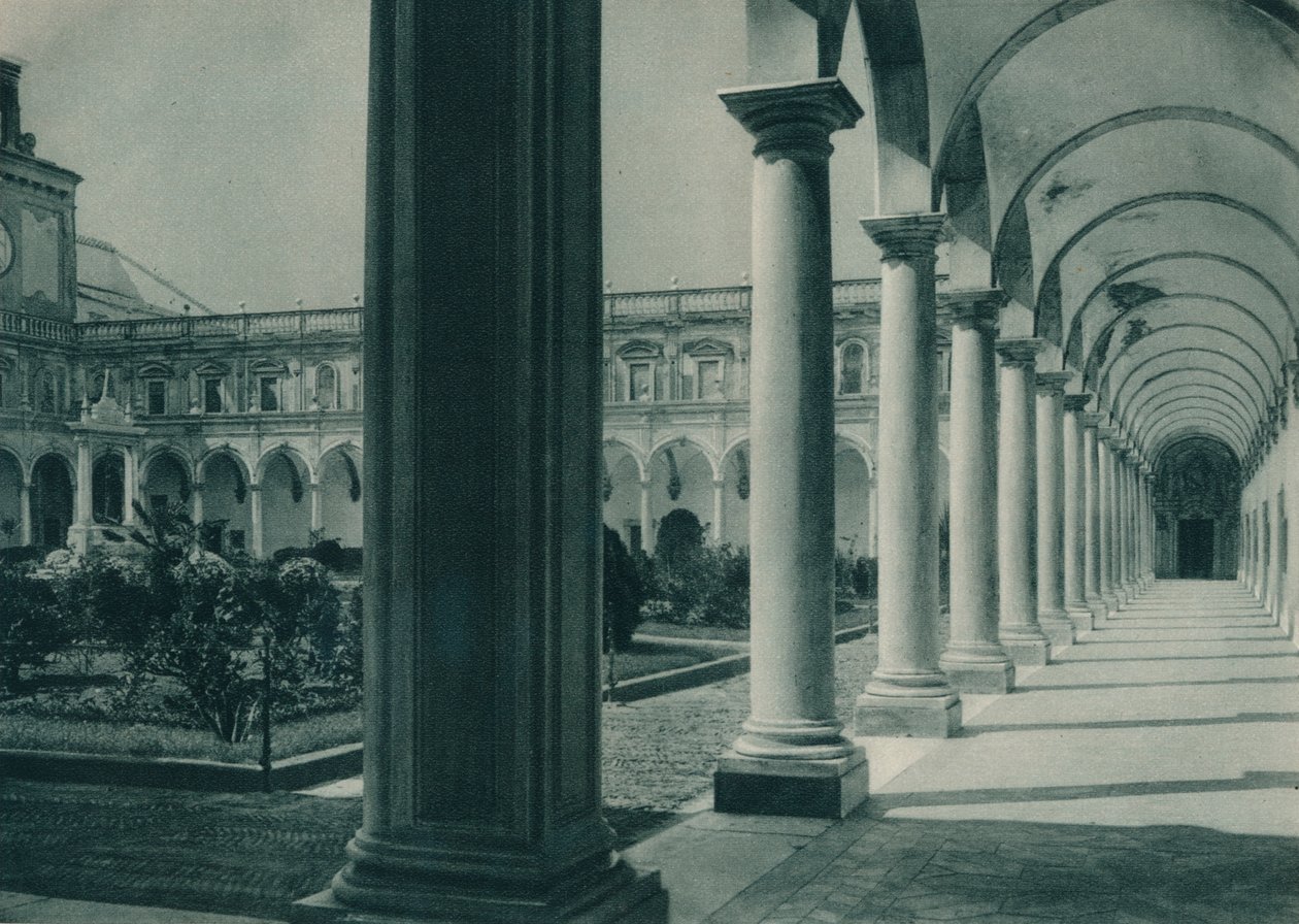 Klostre i klostret San Martino, nær Napoli, Italien, 1927 af Eugen Poppel