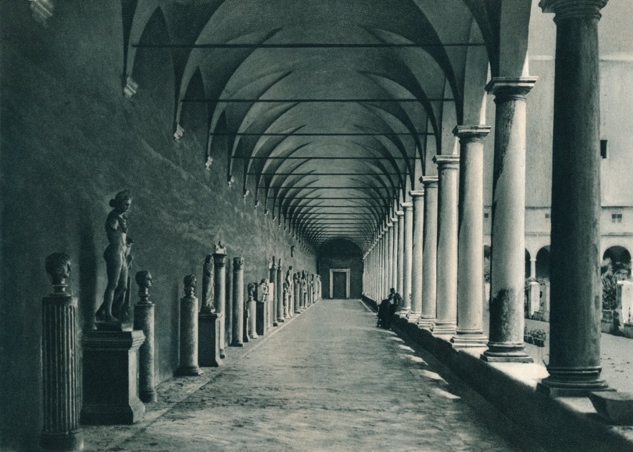 Klostre i museet for Diocletians bade, Rom, Italien, 1927 af Eugen Poppel