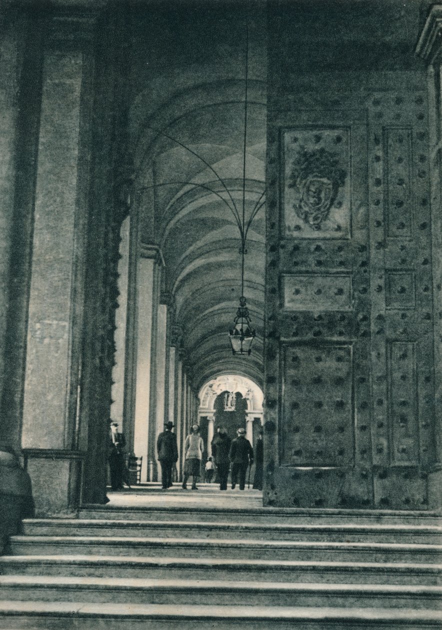 Indgangen til Vatikanet fra Peterspladsen, Rom, Italien, 1927 af Eugen Poppel