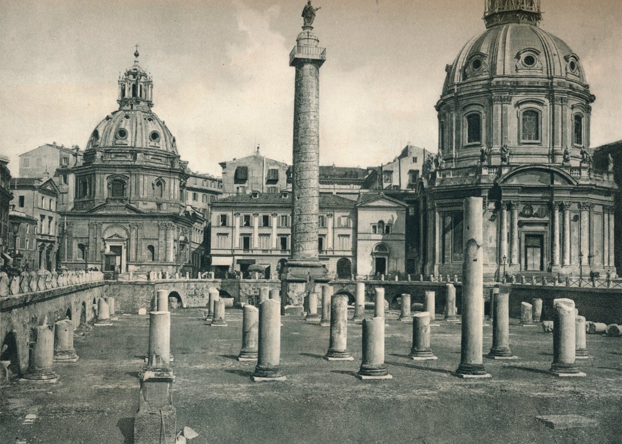 Forum of Trajan, Rom, Italien, 1927 af Eugen Poppel
