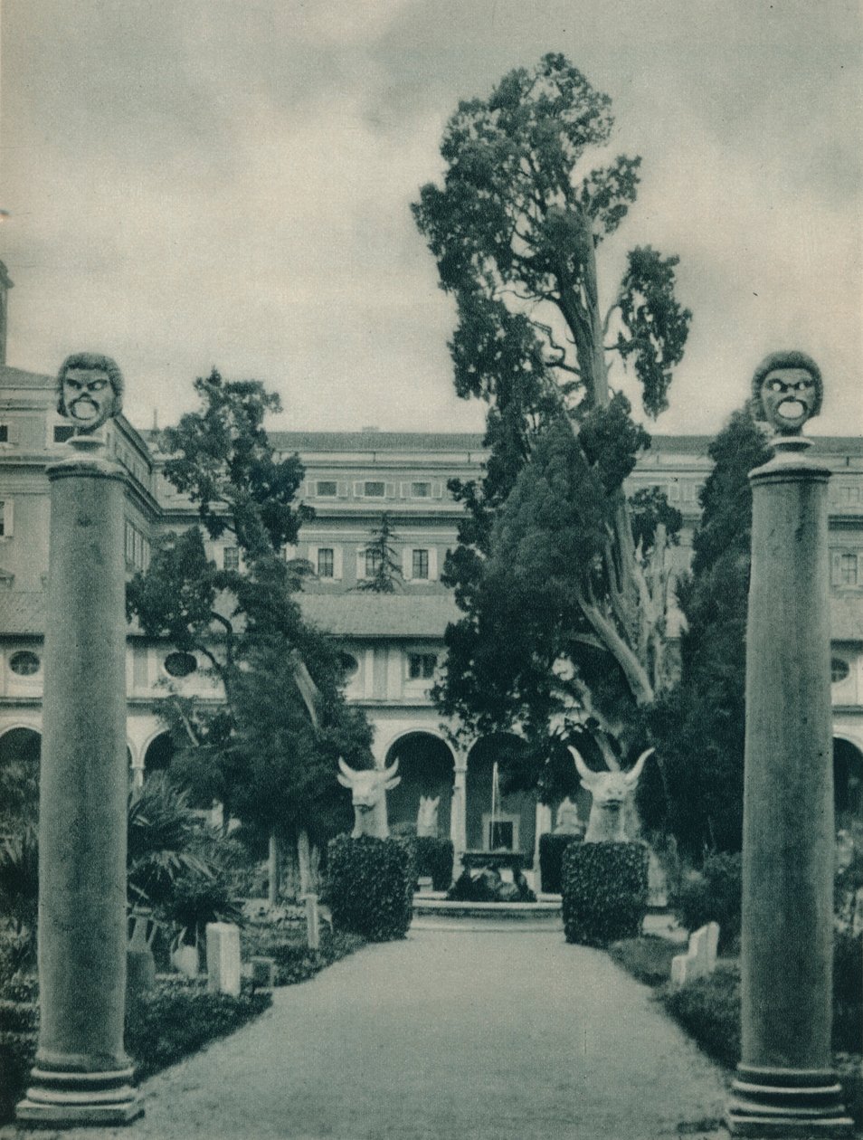 Have i Museum of the Baths of Diocletian, Rom, Italien, 1927 af Eugen Poppel