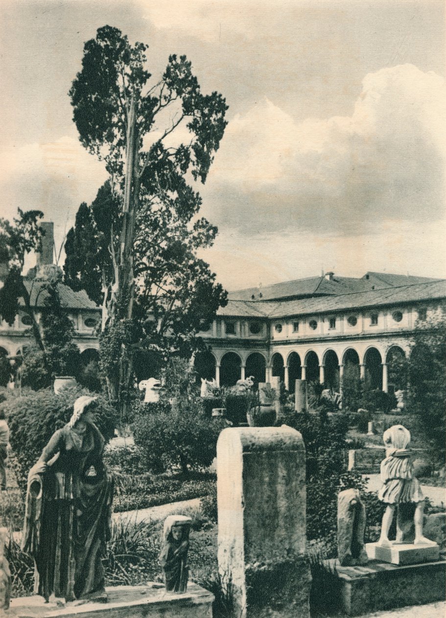 Have i museet for Diocletians bade, Rom, Italien, c1926 1927 af Eugen Poppel