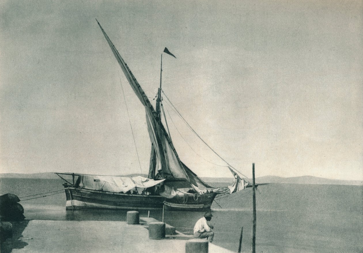 Havn, Ischia, Italien, 1927 af Eugen Poppel