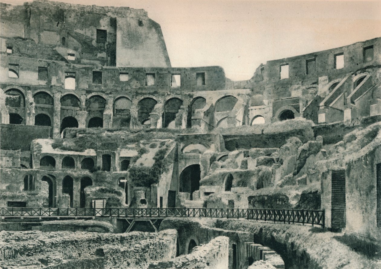Interiør af Colosseum, Rom, Italien, 1927 af Eugen Poppel