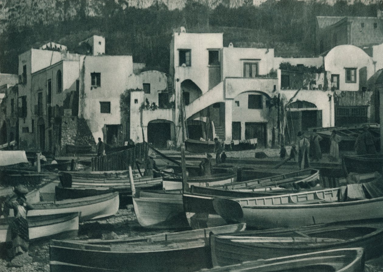 Marina Grande, Capri, Italien, 1927 af Eugen Poppel