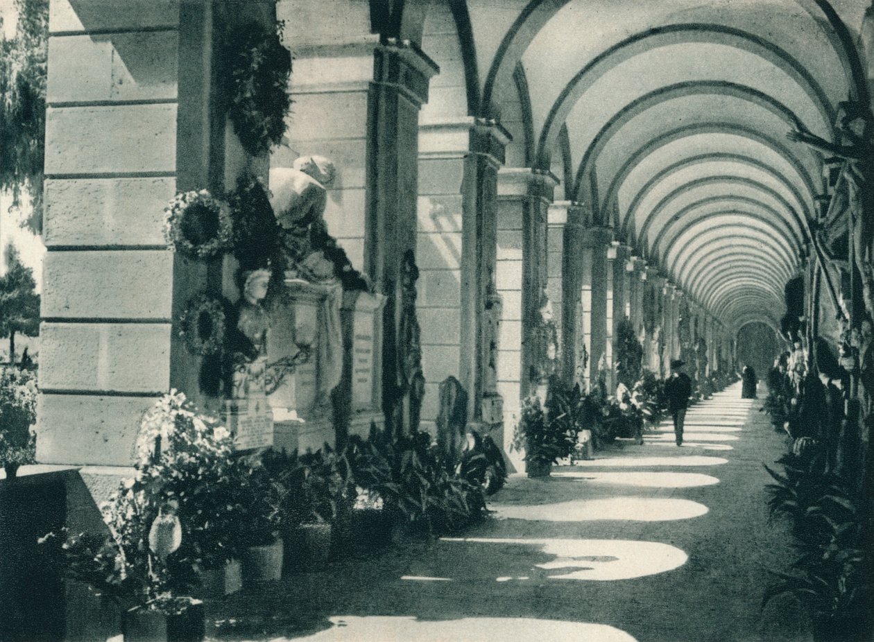 Monumental Cemetery of Staglieno, Genova, Italien, 1927 af Eugen Poppel