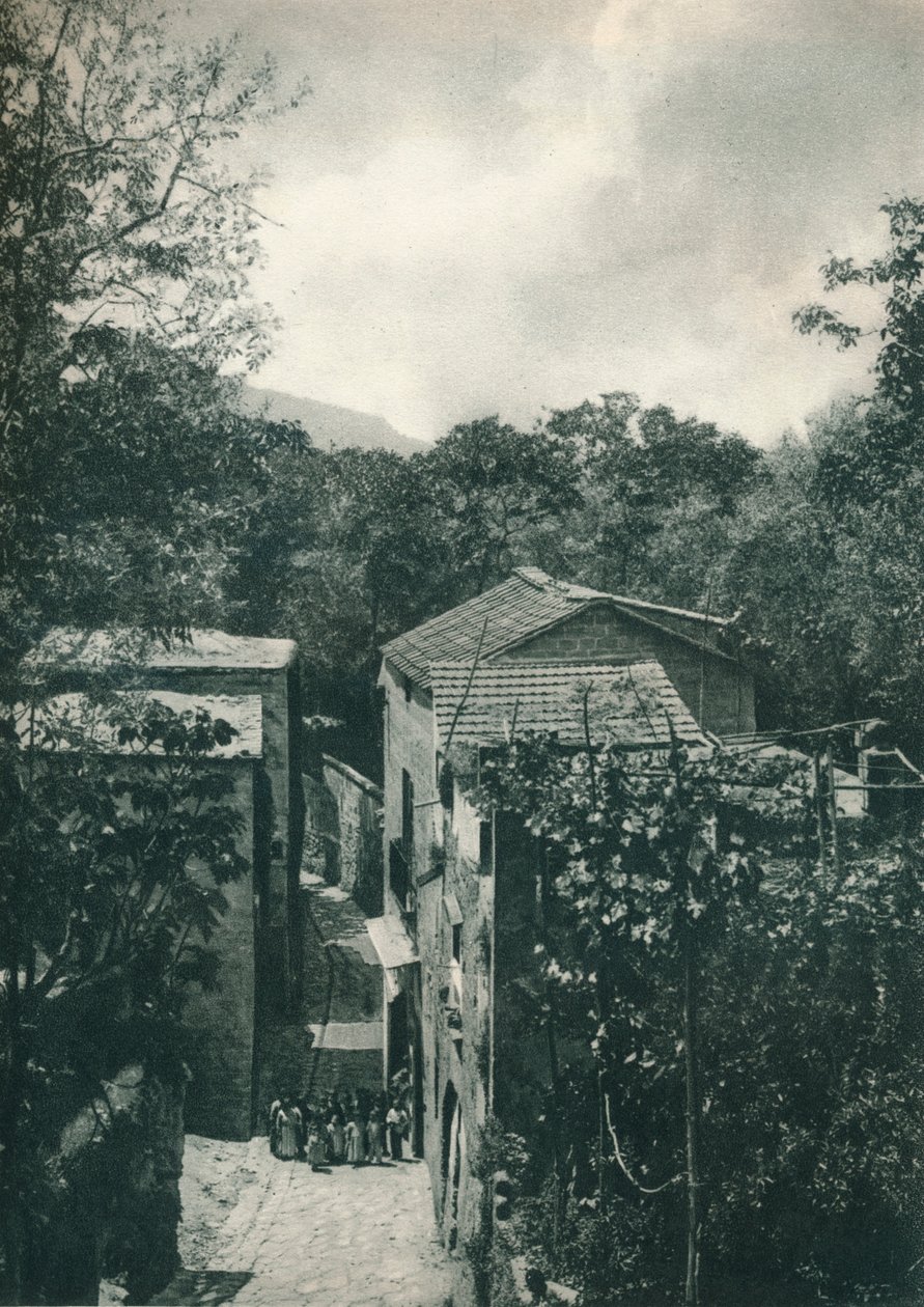Smal gade, Capri, Italien, 1927 af Eugen Poppel