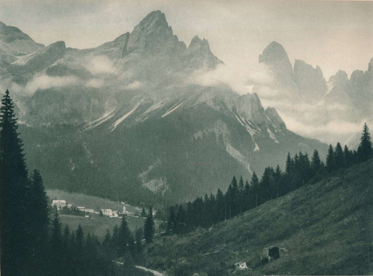 Pala Group, San Martino di Castrozza, Dolomitterne, Italien, 1927 af Eugen Poppel
