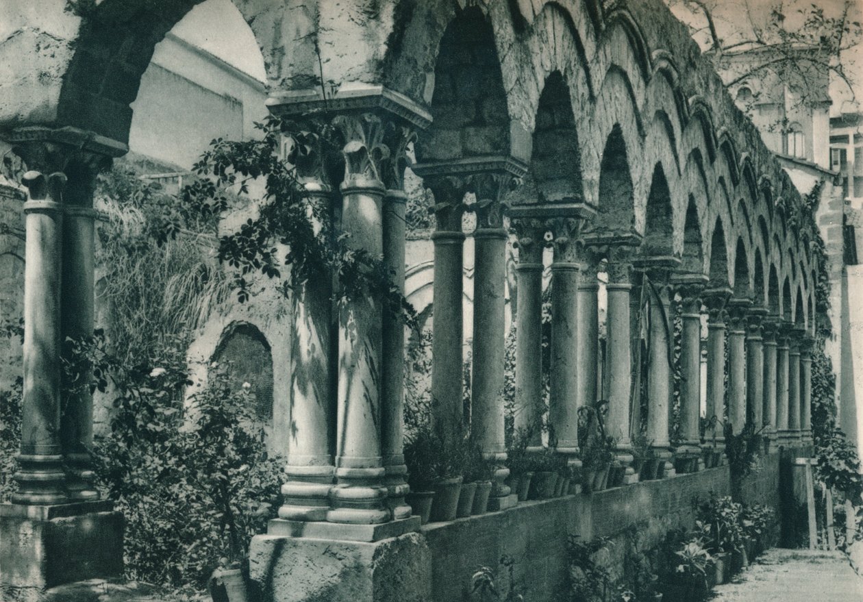Ruiner af et lille kapel, Palermo, Sicilien, Italien, 1927 af Eugen Poppel