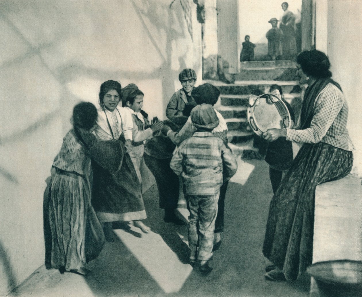 Tarantella, Capri, Italien, 1927 af Eugen Poppel