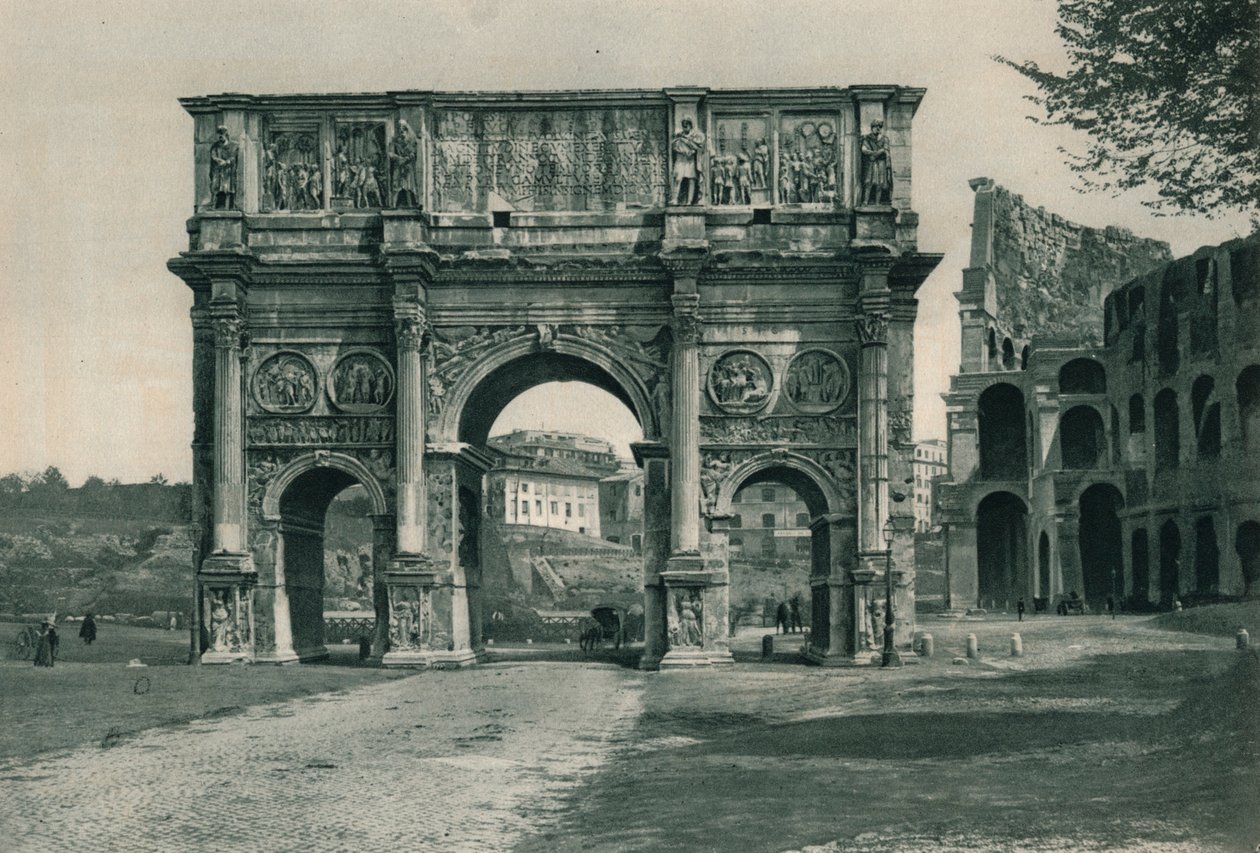 Konstantinbuen, Rom, Italien, 1927 af Eugen Poppel