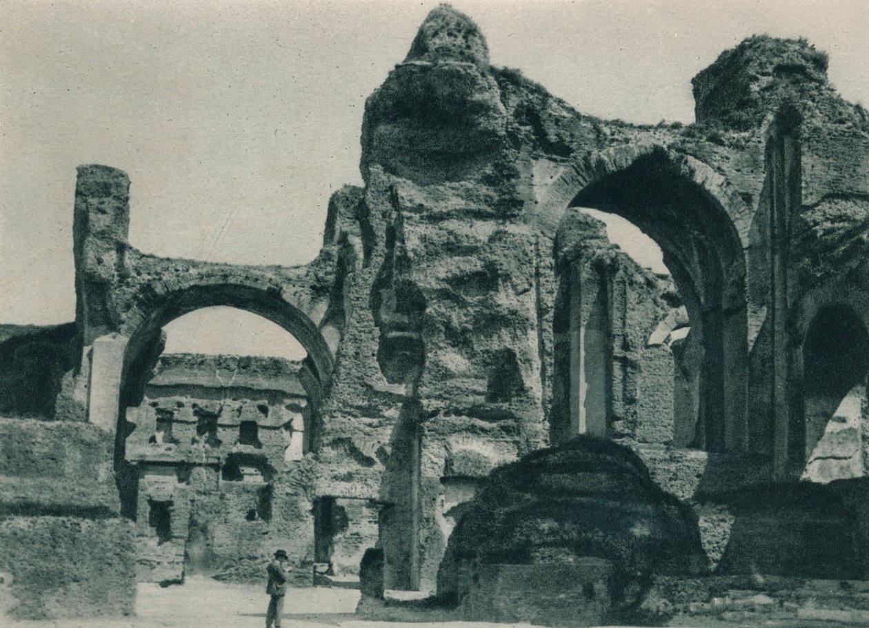 The Baths of Caracalla, Rom, Italien, 1927 af Eugen Poppel
