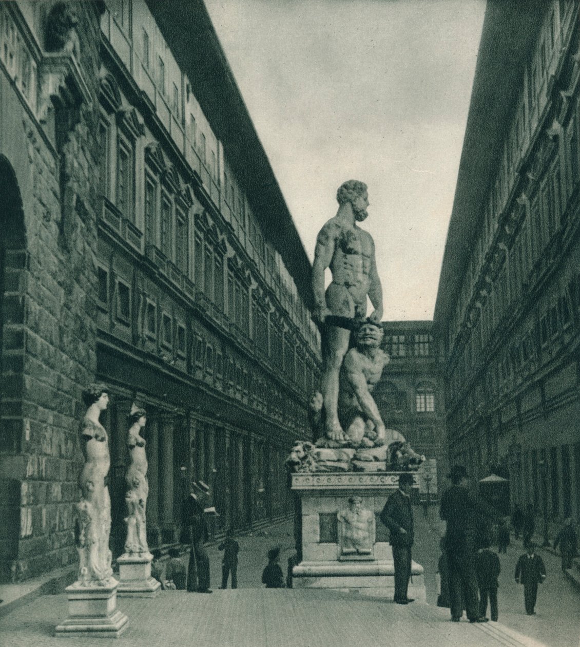 Uffizi-galleriet, Firenze, Italien, 1927 af Eugen Poppel