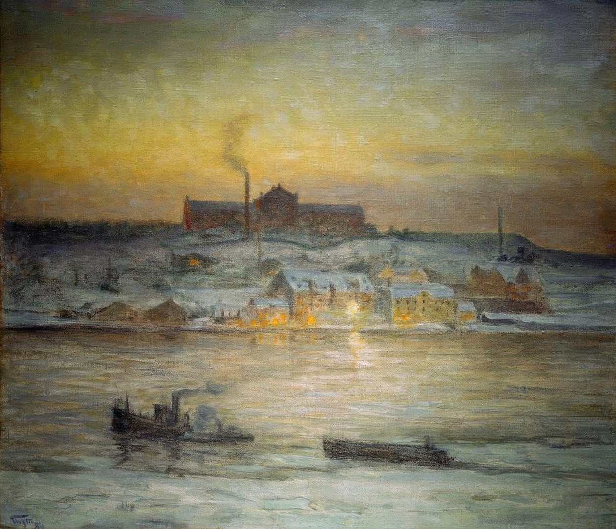 Tidlig vintermorgen af Eugen Prinz von Schweden