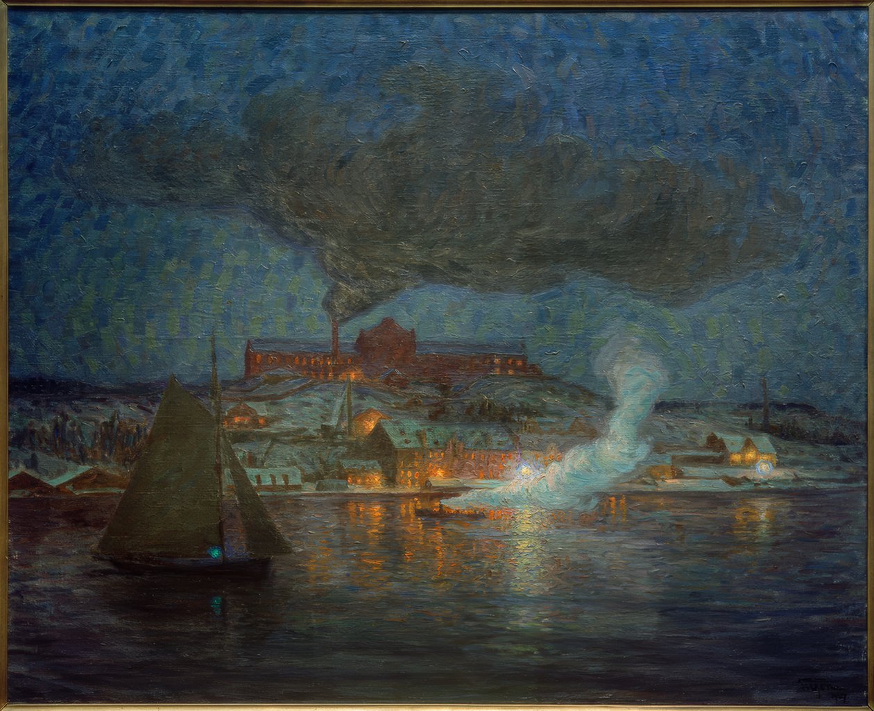 Ölfabrik i Rökar af Eugen Prinz von Schweden