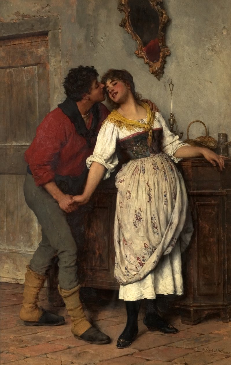Antaget, 1887 af Eugen von Blaas