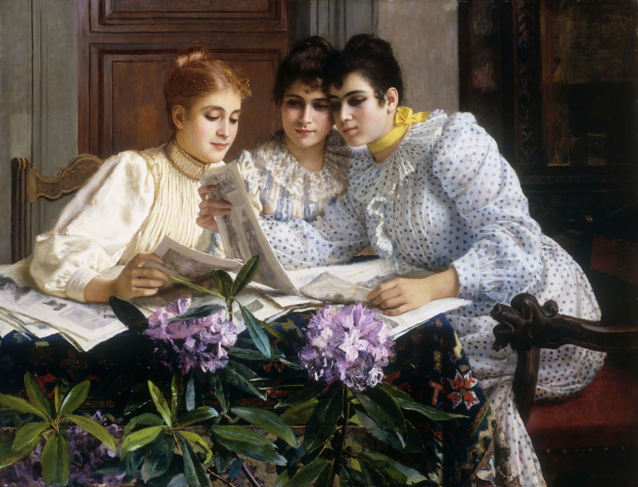 Valg af Trousseau af Eugen von Blaas