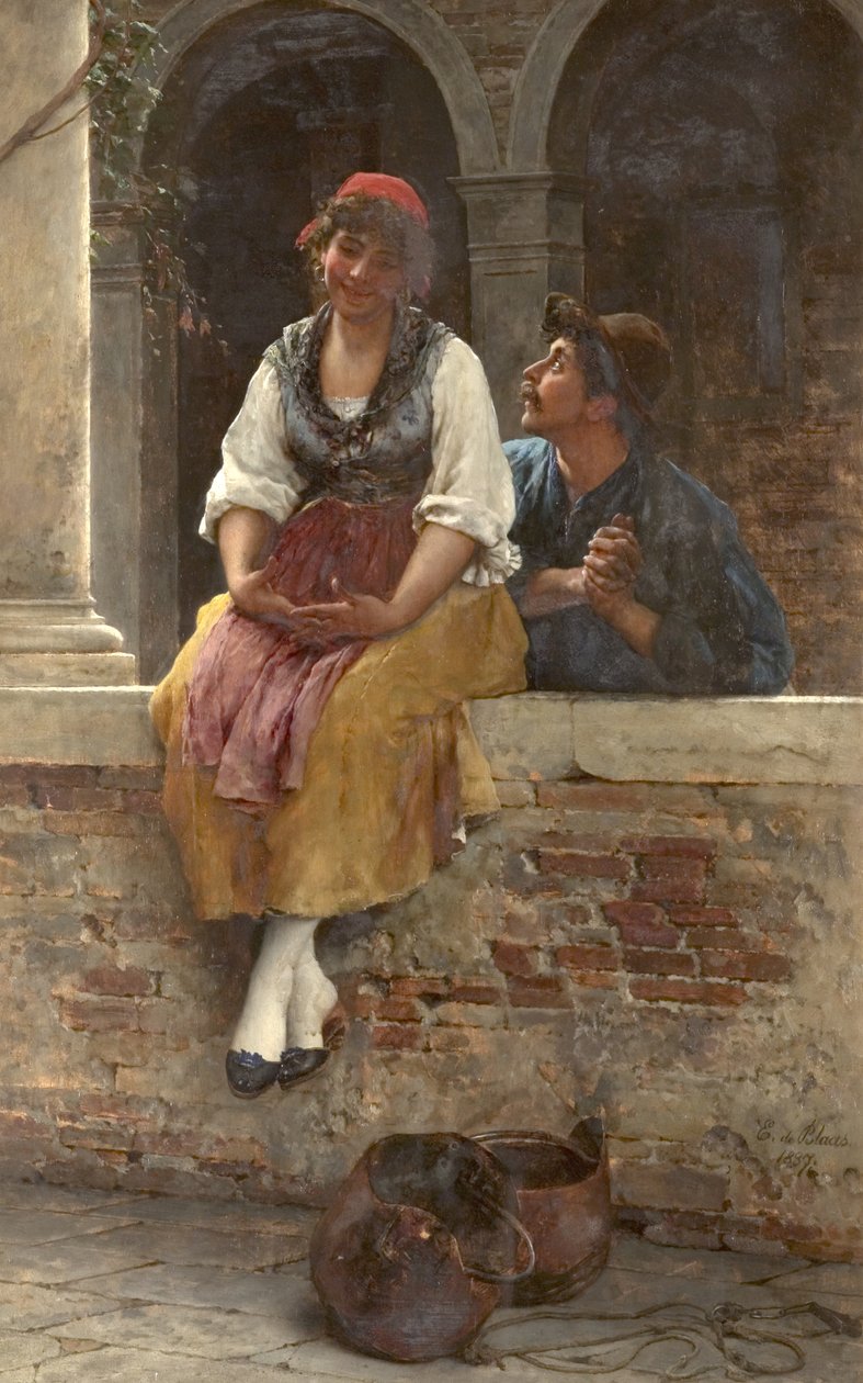 Tilbuddet, 1887 af Eugen von Blaas