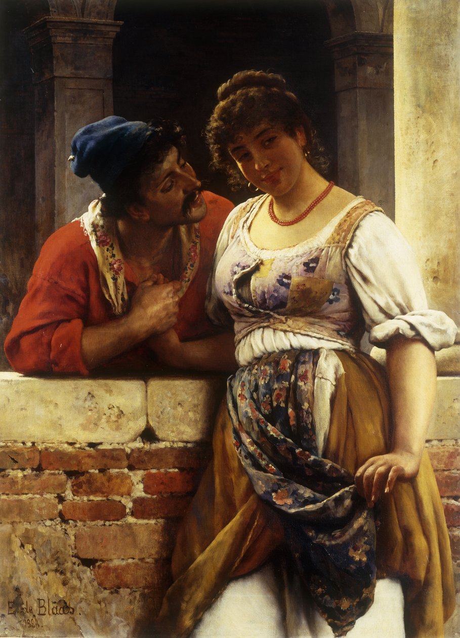 Forslaget, 1888 af Eugen von Blaas