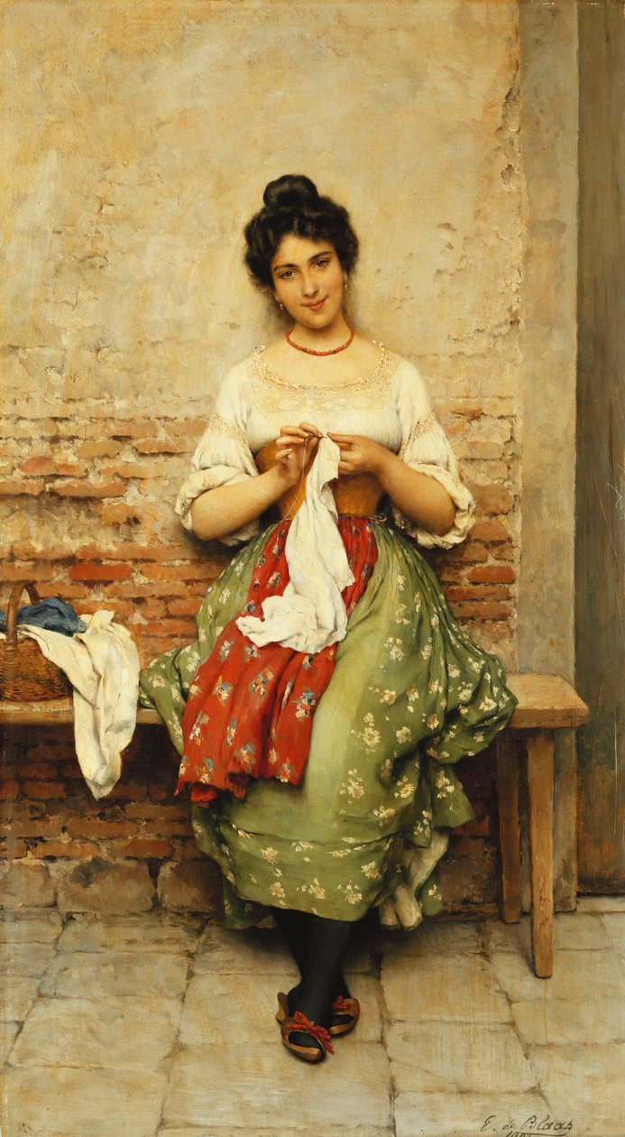 Syerinden, 1901 af Eugen von Blaas