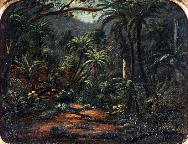 Ferntree Gully i Dandenong Ranges af Eugen von Guerard