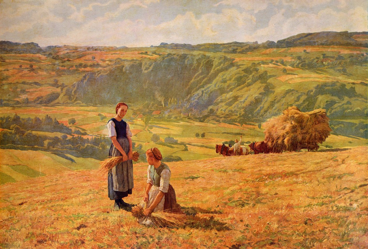 Gleanerne af Eugene Burnand