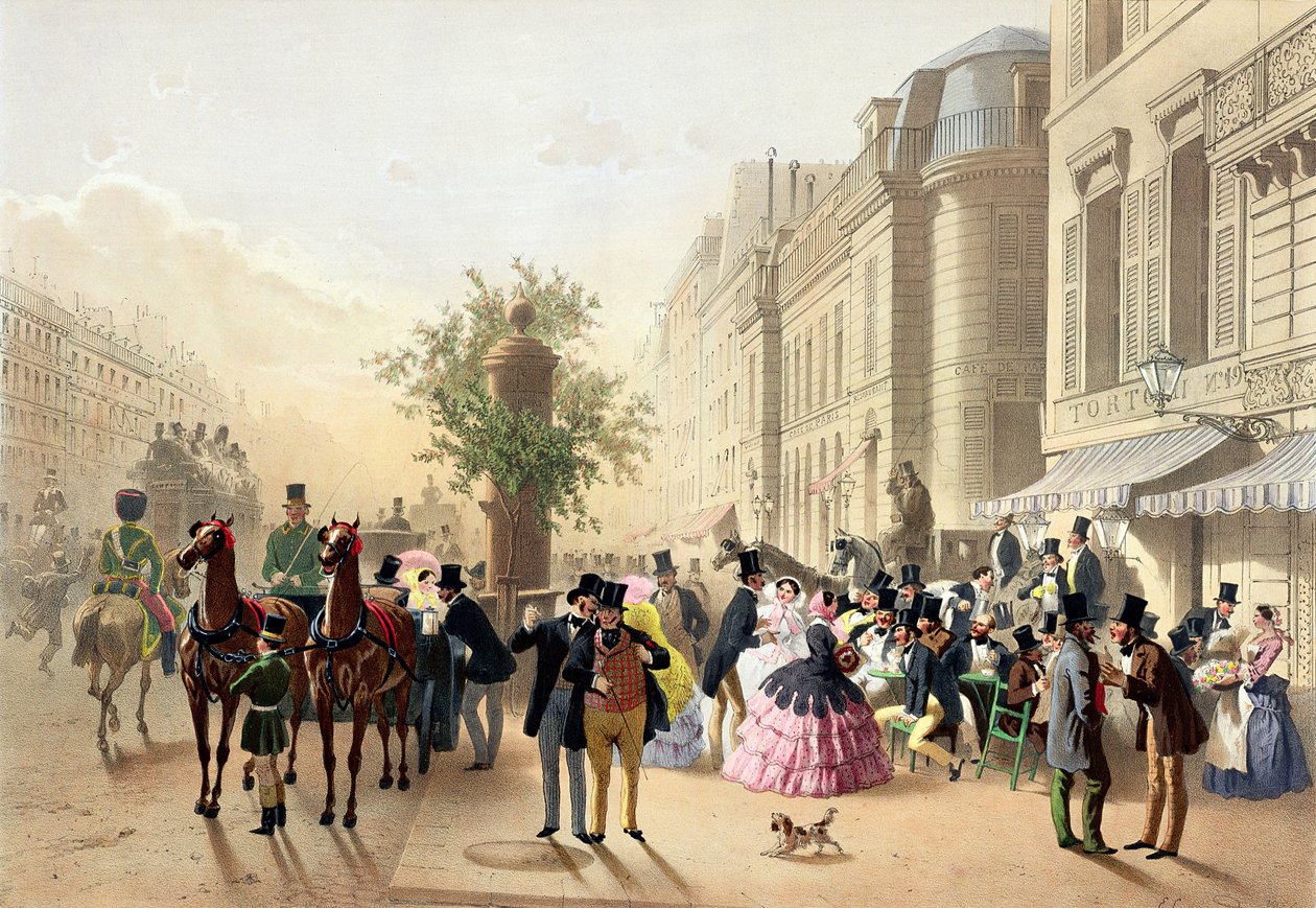 Boulevard des Italiens, fra 