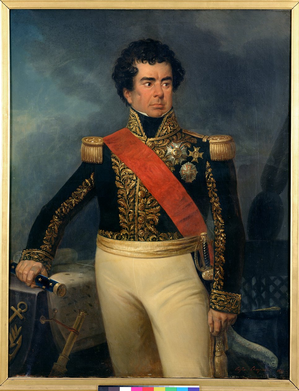 Portræt af Victor-Guy (1775-1846) baron Duperre, 1839 af Eugene Charpentier