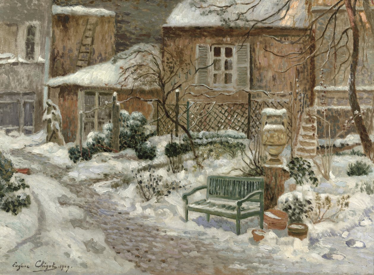 Haven under sne, 1909 af Eugene Chigot