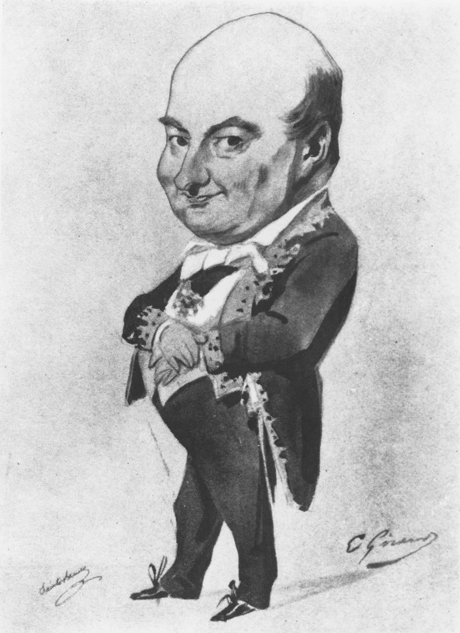 Charles Augustin Sainte-Beuve af Pierre François Eugène Giraud