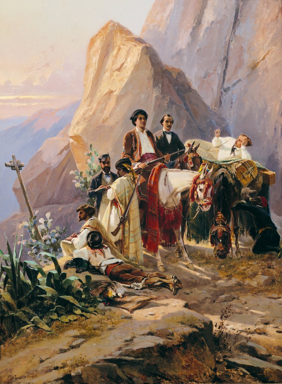 Rejse fra Paris til Cadiz, 1846 af Pierre François Eugène Giraud