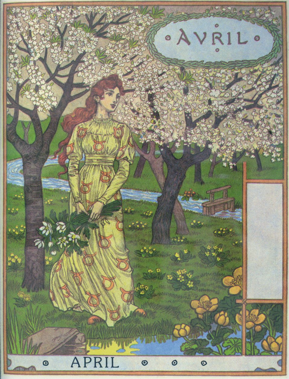 April af Eugene Grasset