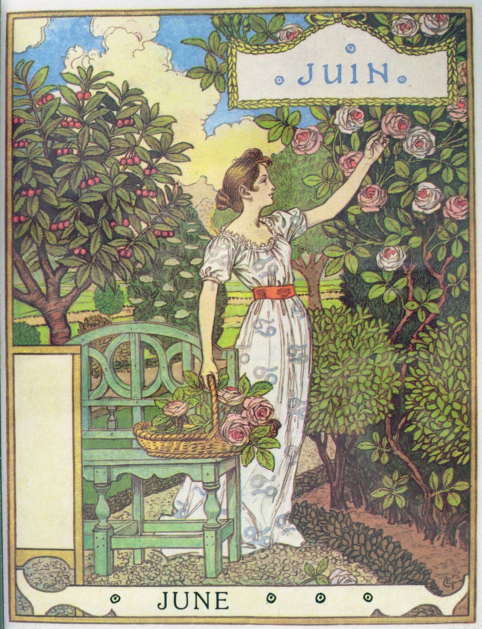 juni af Eugene Grasset
