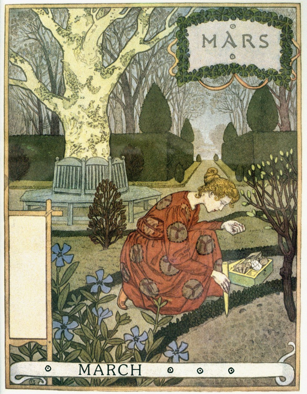 marts af Eugene Grasset