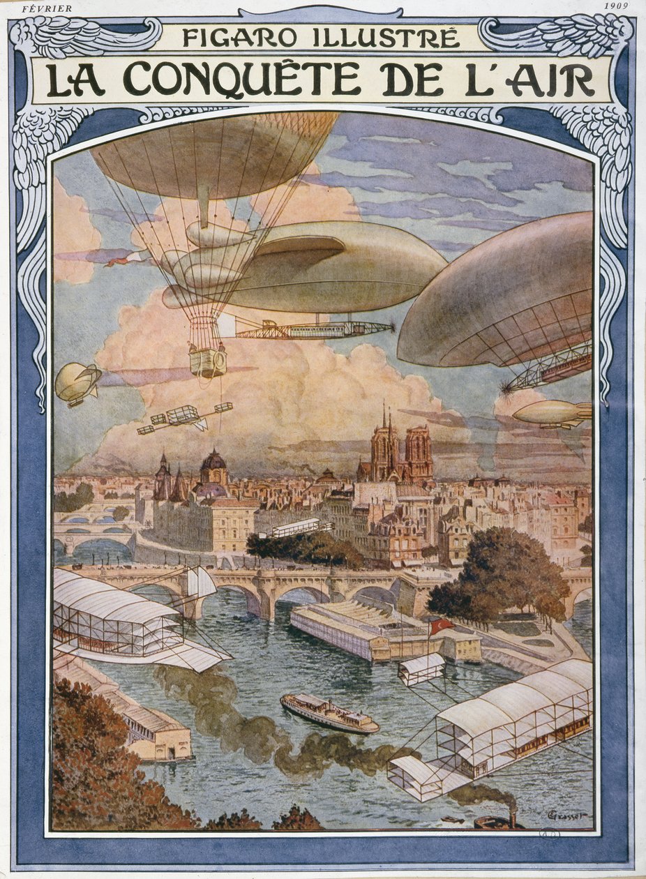 The Conquest of Air, forsideillustration til 