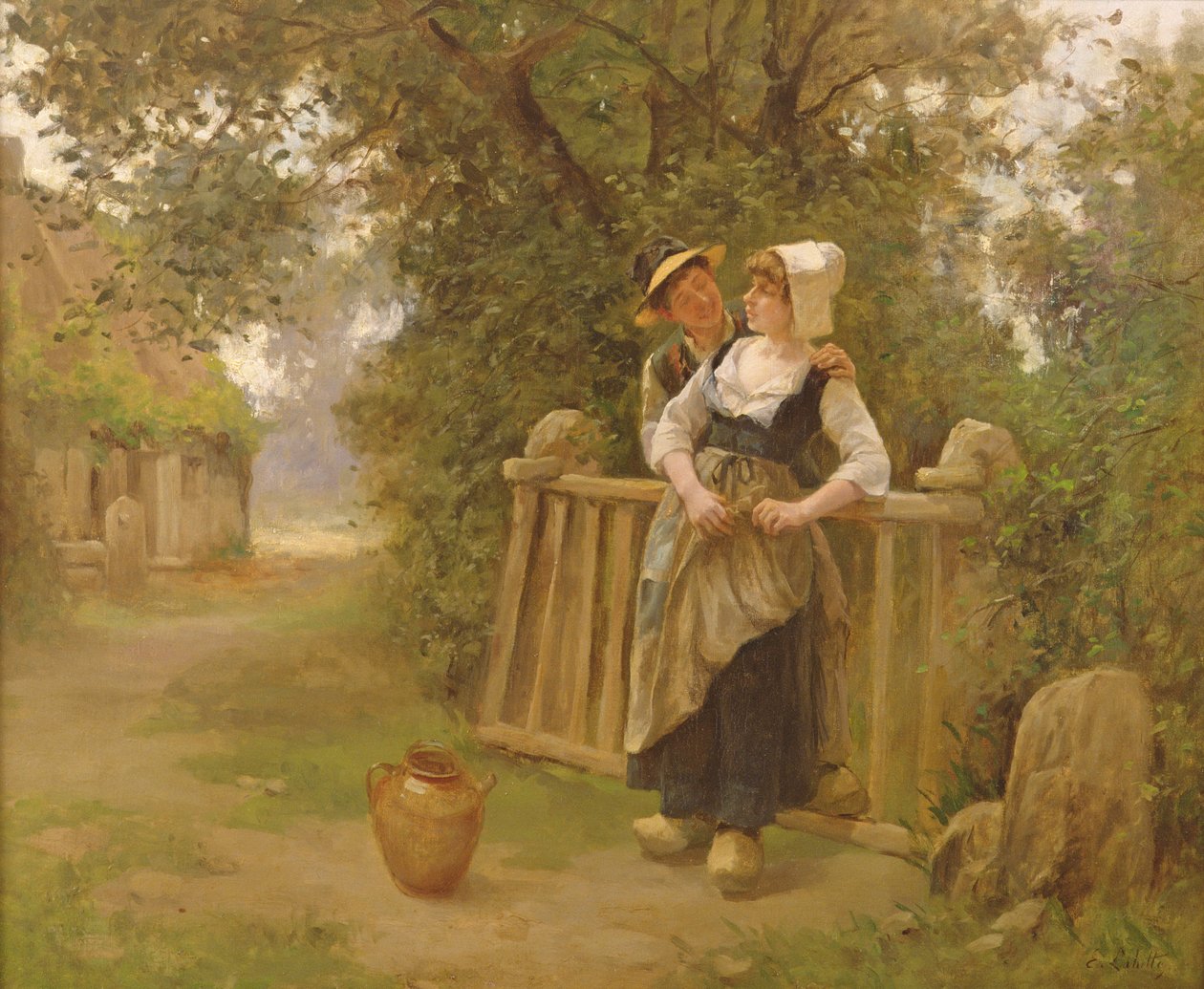 Rustikt frieri af Eugene Leon Labitte