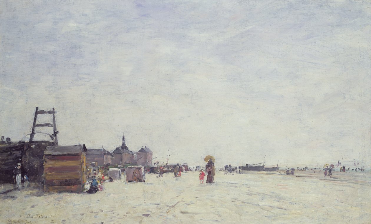 Berck-Plage, 1890 af Eugene Louis Boudin
