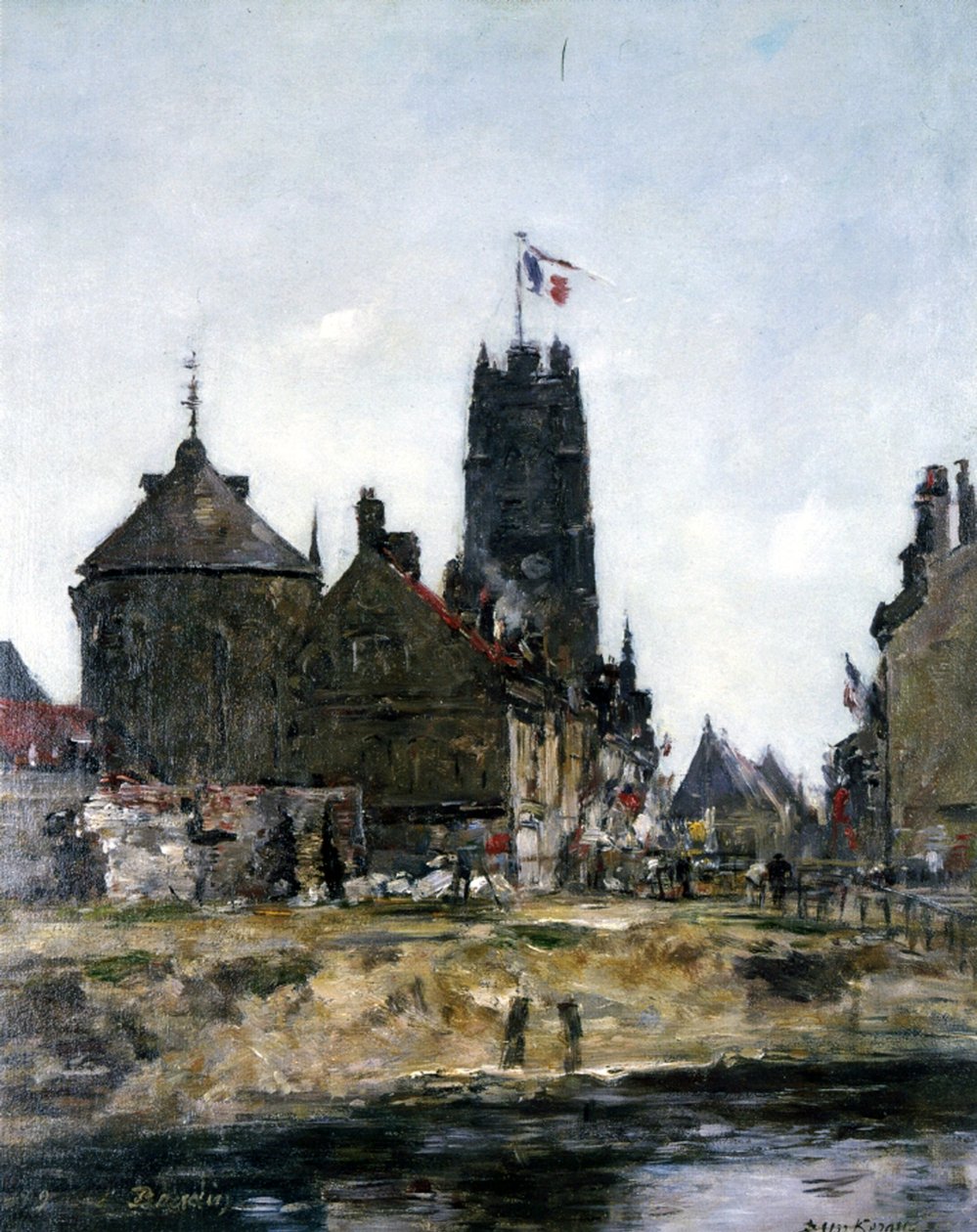 Dunkirk, Festival Day, 1889 af Eugene Louis Boudin