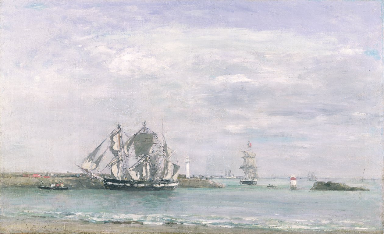 Portrieux af Eugene Louis Boudin
