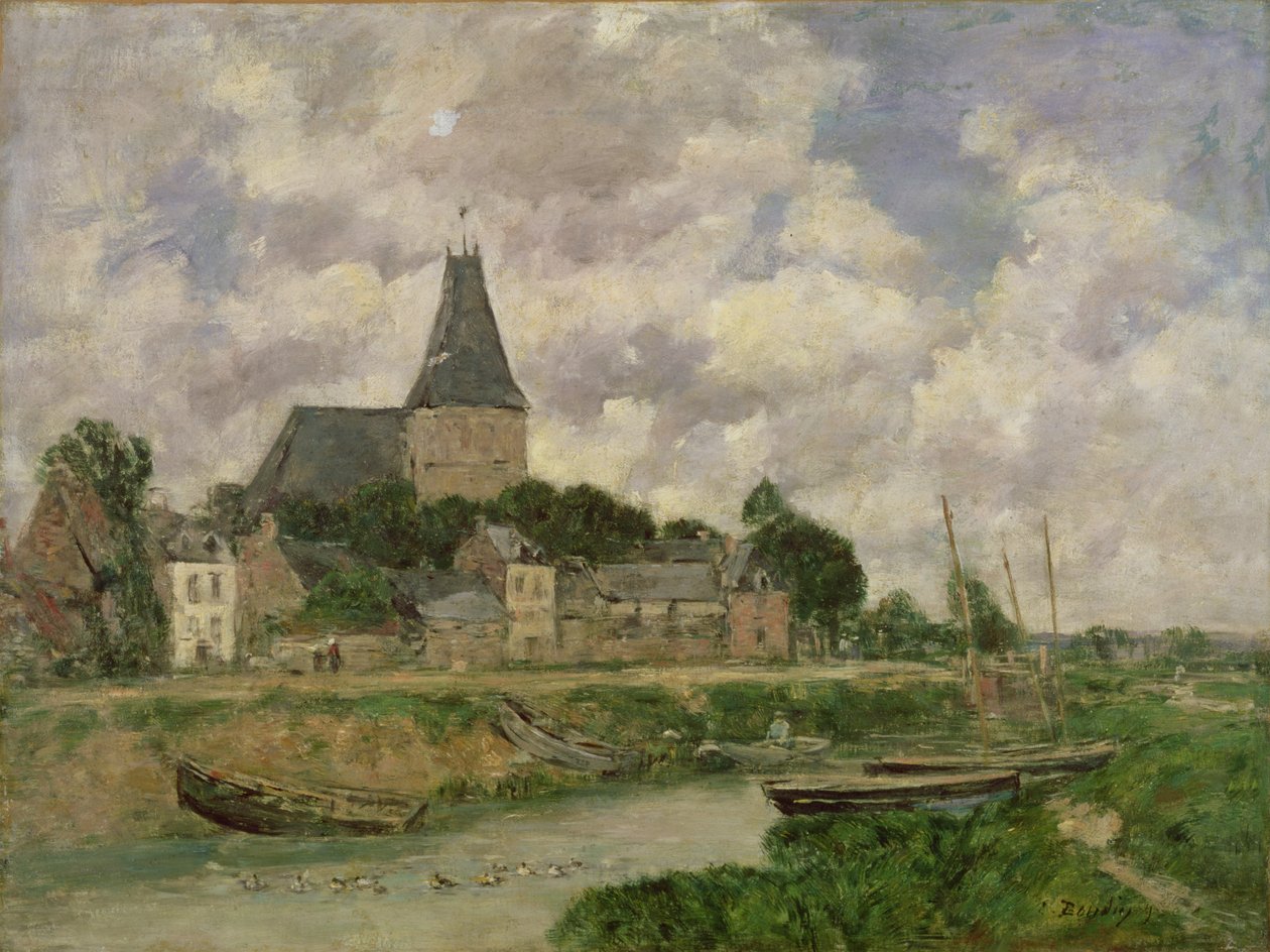 Quittebeuf, 1893 af Eugene Louis Boudin