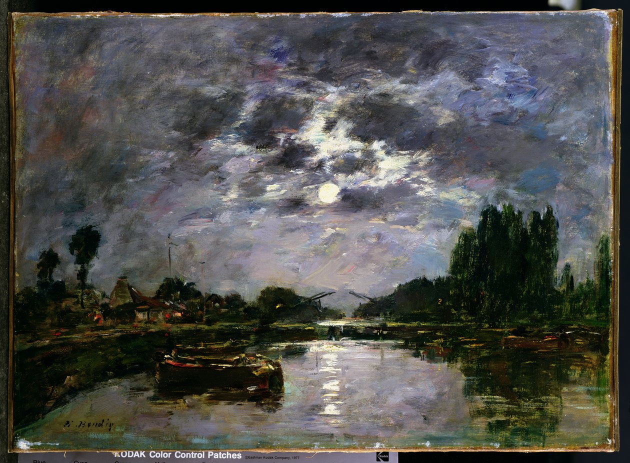 Månens virkning, 1891 af Eugene Louis Boudin