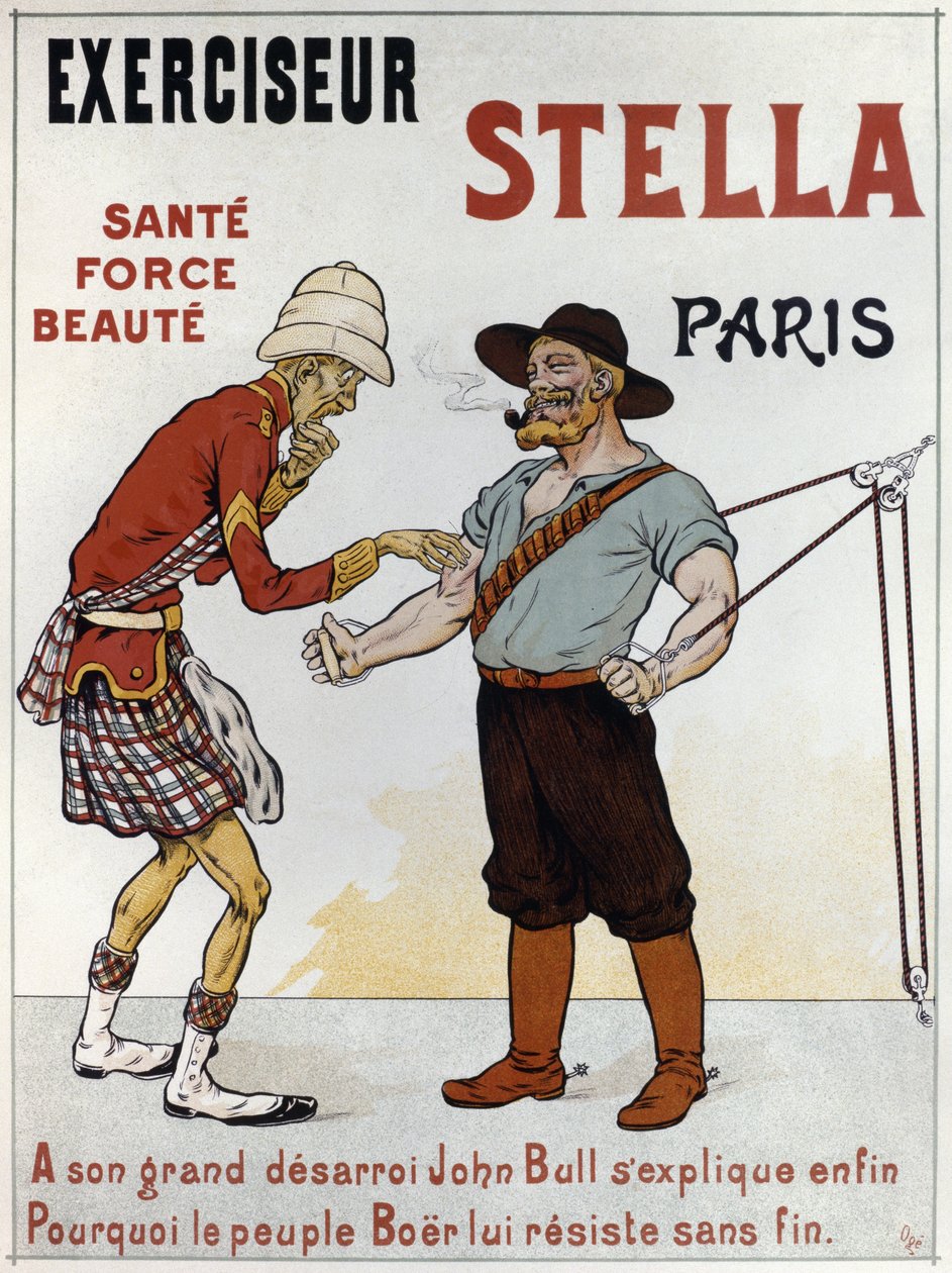 Plakat, der reklamerer for træningsmaskinen 