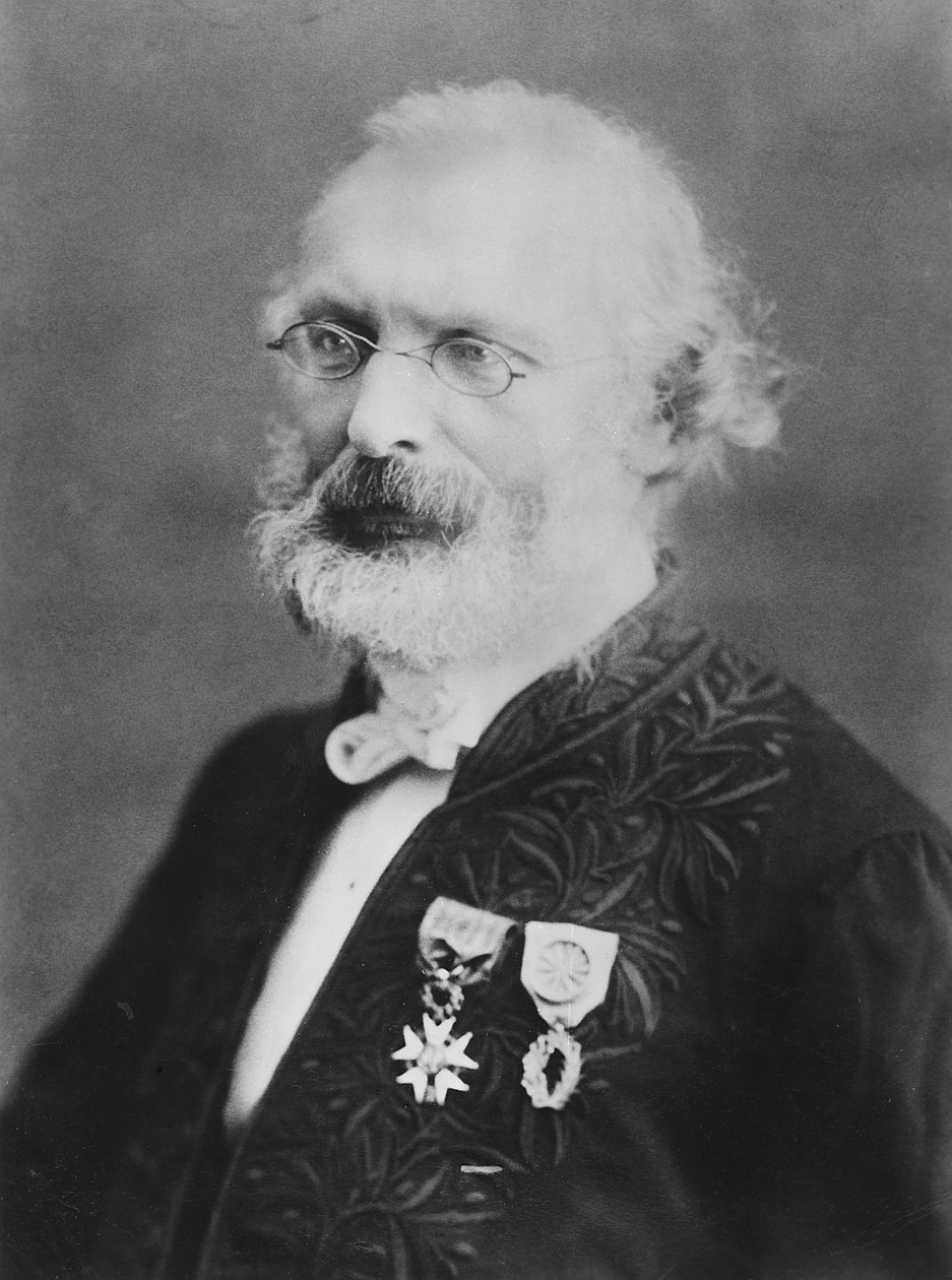 Portræt af Frédéric Passy af Eugene Pirou