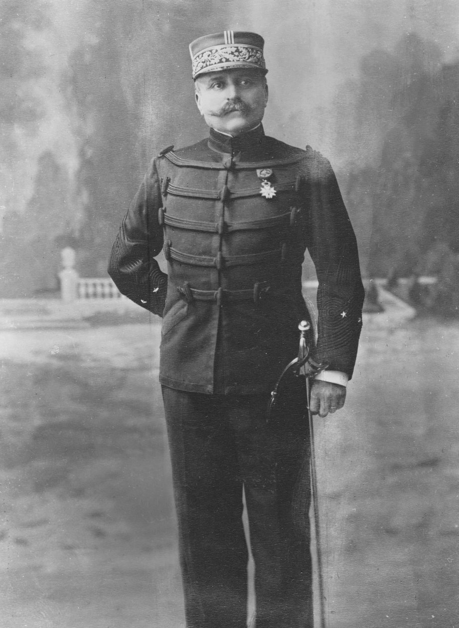 Portræt af Marie-Louis-Adolphe Guillaumat af Eugene Pirou