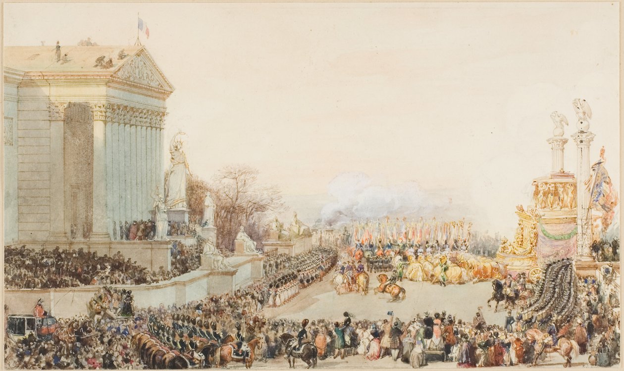 Oversættelsen af Napoleons aske: 15. december af Eugene Louis Lami
