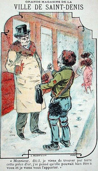 The Honest Child, ca. 1900 (farve litho) af Eugene (after) Oge