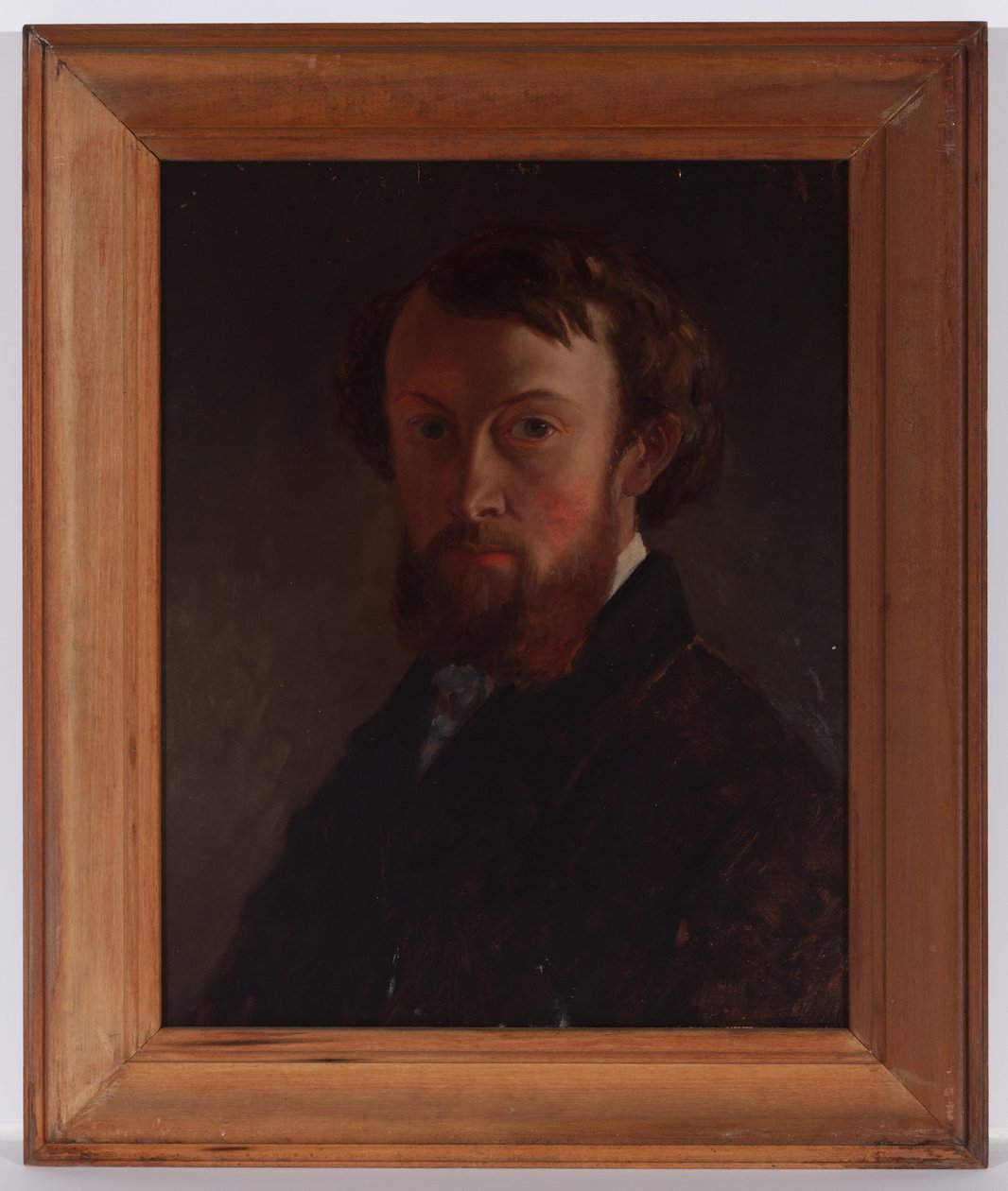 Selvportræt (olie på lærred) af Eugene (attr.to) Benson